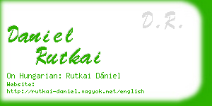 daniel rutkai business card